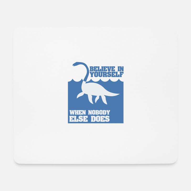 Lochness Nessie Schottland - Mousepad (Querformat) - Weiß