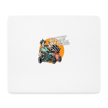 Pinup vintage rockabilly - Mouse Pad (horizontal) - white - Front