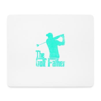 Golf golf père joueur de golf - Tapis de souris (format paysage) - blanc - Devant