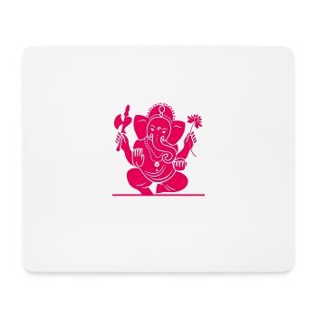 Ganesha God Hindu Hinduism - Mouse Pad (horizontal) - white - Front