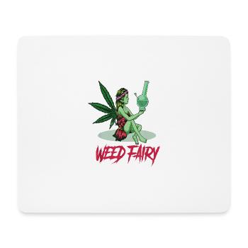 Cannabis Hemp THC 420 - Mouse Pad (horizontal) - white - Front