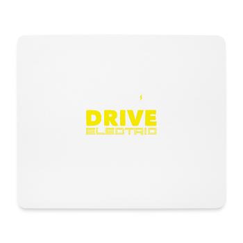 E Car Electric Car Green - Mouse Pad (horizontal) - white - Front