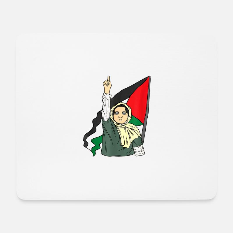 Palästina Frei Freiheit Free Gaza - Mousepad (Querformat) - Weiß