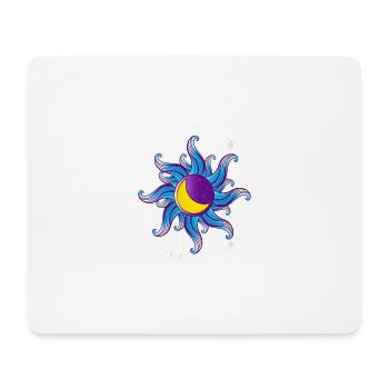 Wild Moonchild Live by the sun Love by the moon - Mousepad (Querformat) - Weiß - Vorne