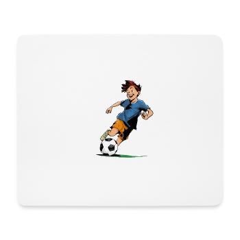 Soccer & Soccer Graphics - Tapis de souris (format paysage) - blanc - Devant