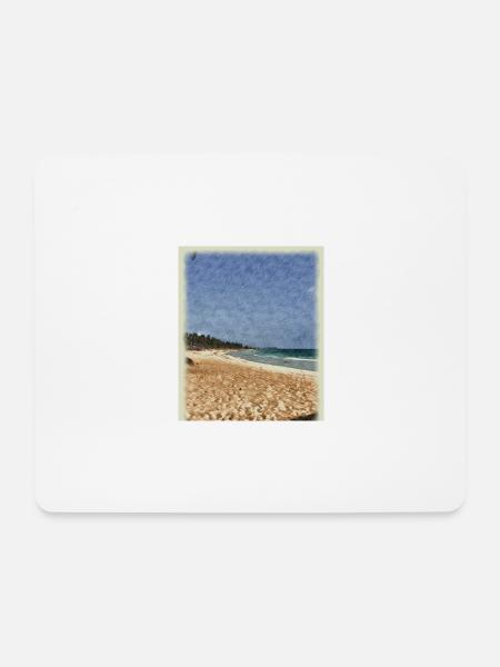 Meeresrauschen - Mousepad (Querformat) - Weiß