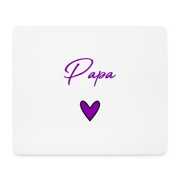 DAD. FATHER'S DAY. HAPPY FATHER'S DAY. HAPPY BIRTHDAY. - Mouse Pad (horizontal) - white - Front