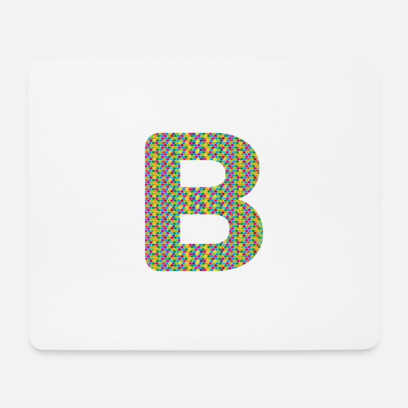 Colorful Heart B Design – Unique & Stylish! - Mouse Pad (horizontal) - white