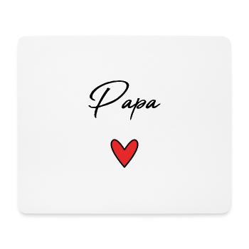 DAD. FATHER'S DAY. HAPPY FATHER'S DAY. HAPPY BIRTHDAY. - Mouse Pad (horizontal) - white - Front