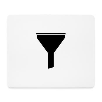 Trichter - Mousepad (Querformat) - Weiß - Vorne
