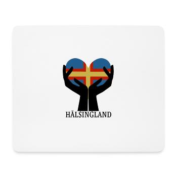 Heart HÄLSINGLAND - Mouse Pad (horizontal) - white - Front