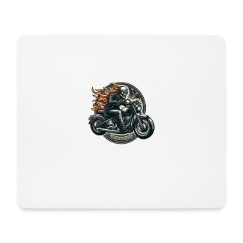 Motorradclub - Mousepad (Querformat) - Weiß - Vorne
