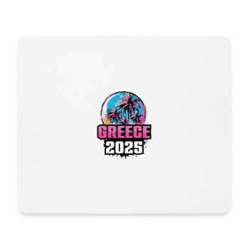 Grèce 2025 Palmiers - Tapis de souris (format paysage) - blanc - Devant