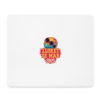 Lloret De Mar 2025 Palmen - Mousepad (Querformat) - Weiß - Vorne