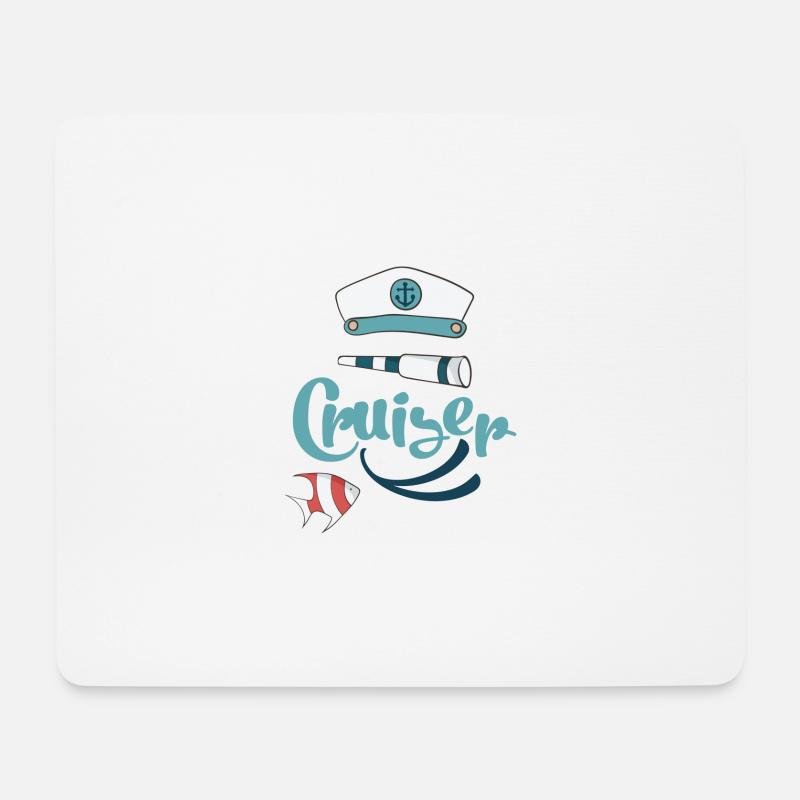 Kreuzfahrt - Mousepad (Querformat) - Weiß