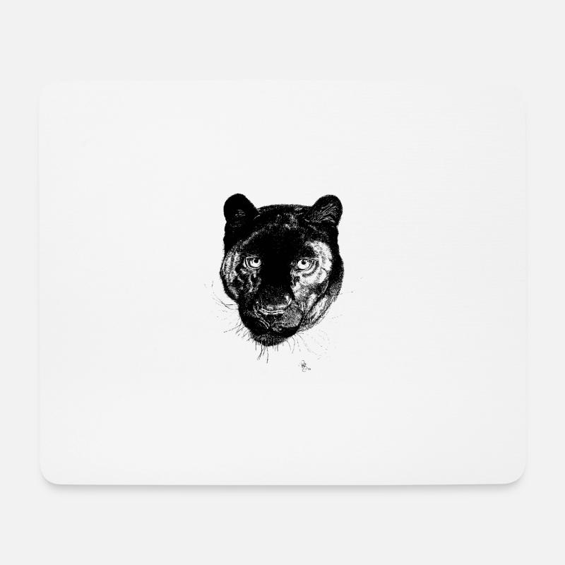 Black Panther - Mouse Pad (horizontal) - white
