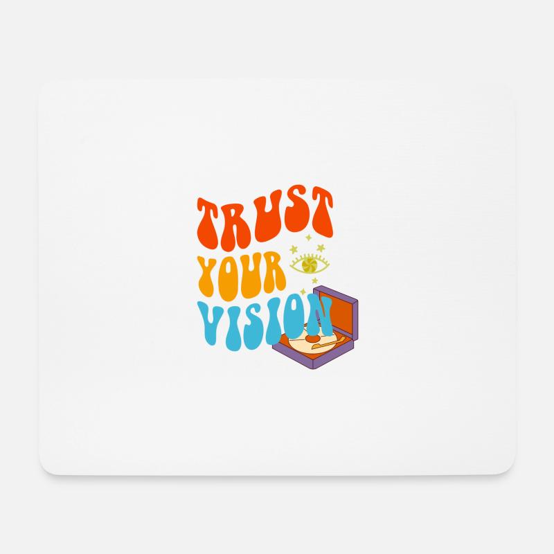 Trust Your Vision Turntable - Mouse Pad (horizontal) - white