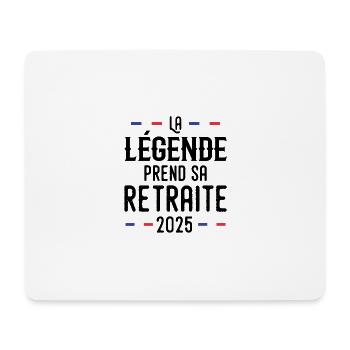 The Legend Retires 2025 Gift - Mouse Pad (horizontal) - white - Front