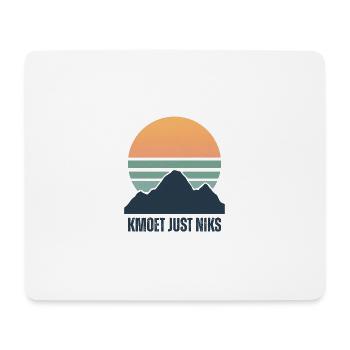 Kmoet just nothing, Dialecte anversois Chemises - Tapis de souris (format paysage) - blanc - Devant