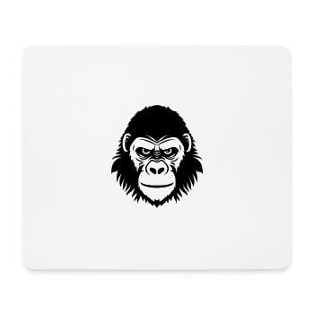 Gorille - Tapis de souris (format paysage) - blanc - Devant