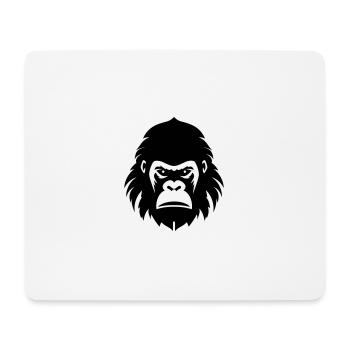 Gorille - Tapis de souris (format paysage) - blanc - Devant