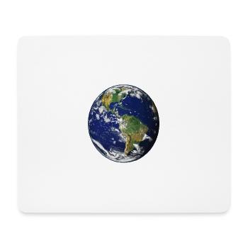 Planet Erde - Mousepad (Querformat) - Weiß - Vorne
