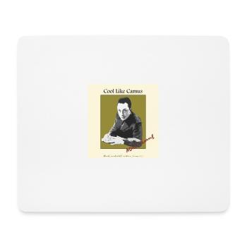 Sei cool wie Albert Camus! - Mousepad (Querformat) - Weiß - Vorne