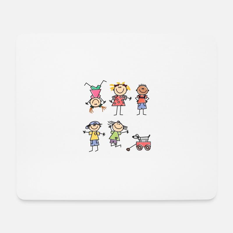 Kids - Mouse Pad (horizontal) - white