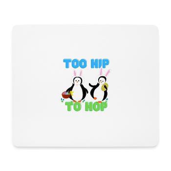 Too Hip to Hop Pingu Easter Bunny - Mouse Pad (horizontal) - white - Front