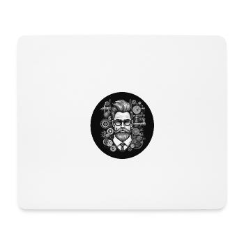 Engineer white - Mouse Pad (horizontal) - white - Front