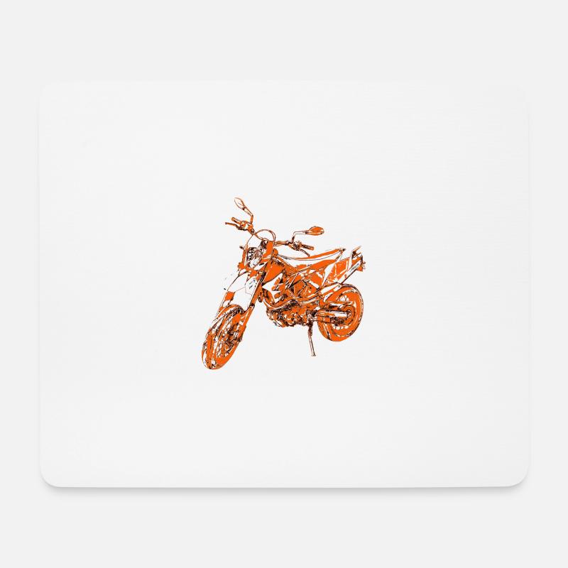 SMC-R 690 4 dunkelorange - Mousepad (Querformat) - Weiß