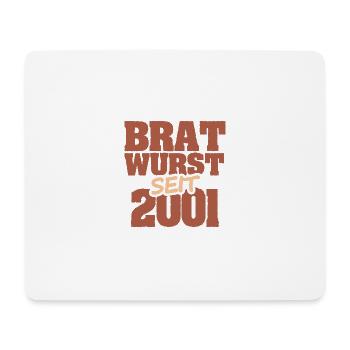 Barbecue 2001 - Tapis de souris (format paysage) - blanc - Devant