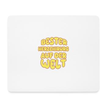 Cardiac surgeon as a vocation - Mouse Pad (horizontal) - white - Front
