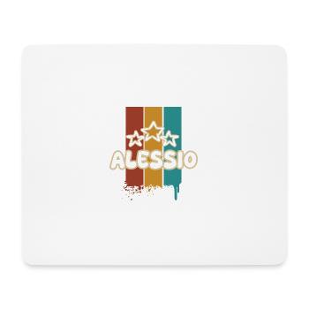 Geschenk für Alessio - Mousepad (Querformat) - Weiß - Vorne