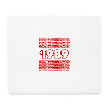 Jahr 1989 - Mousepad (Querformat) - Weiß - Vorne