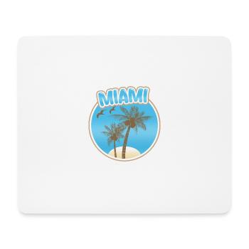 Urlaub Miami - Mousepad (Querformat) - Weiß - Vorne