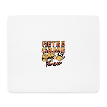 Jeu rétro pour toujours | Vêtements de jeu vintage - Tapis de souris (format paysage) - blanc - Devant