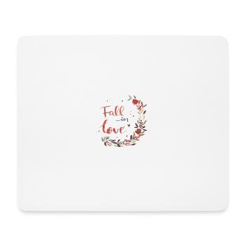 Herbst - Mousepad (Querformat) - Weiß - Vorne