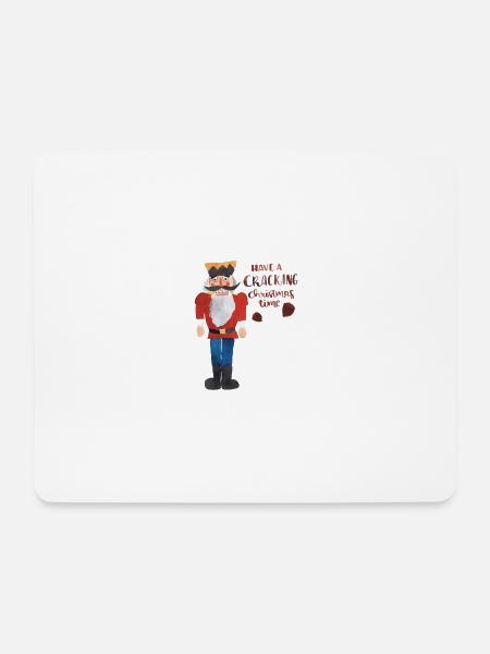 Nussknacker - Mousepad (Querformat) - Weiß