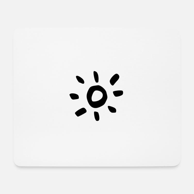 Sun - Mouse Pad (horizontal) - white