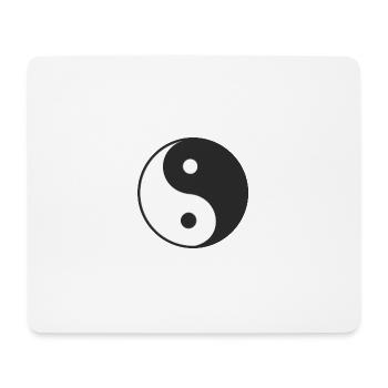 le yin et le yang - Tapis de souris (format paysage) - blanc - Devant