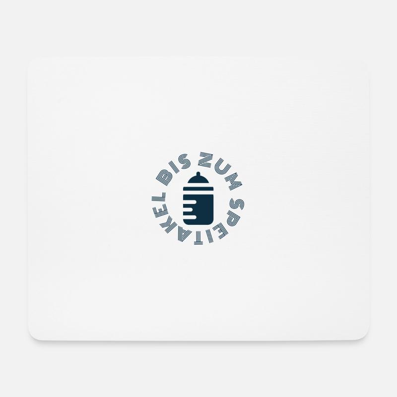 Speitakel - Mousepad (Querformat) - Weiß