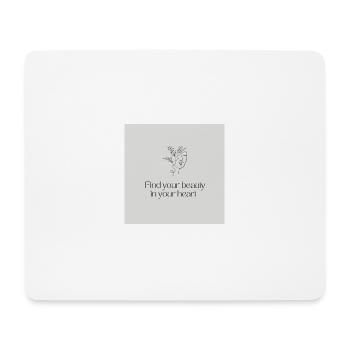 Beauty of yourself - Mousepad (Querformat) - Weiß - Vorne