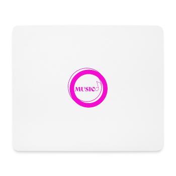 Musique - Logo violet du cycle - Tapis de souris (format paysage) - blanc - Devant