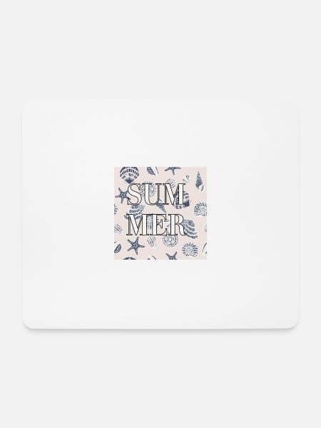 Sommer - Mousepad (Querformat) - Weiß