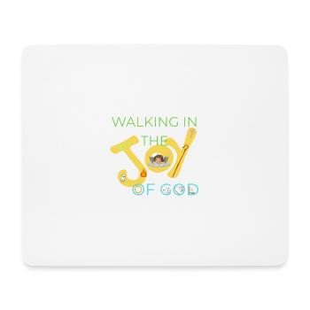 Ja zu Gottes Liebesmotiv - Mousepad (Querformat) - Weiß - Vorne