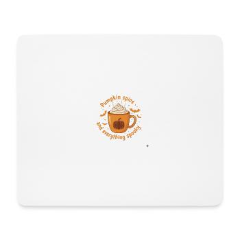 Halloween Spice Pumpkin Mug - Mouse Pad (horizontal) - white - Front