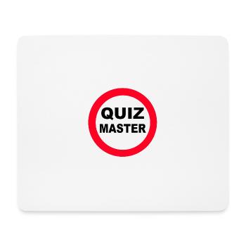 Quiz Master Stop Sign - Mouse Pad (horizontal) - white - Front