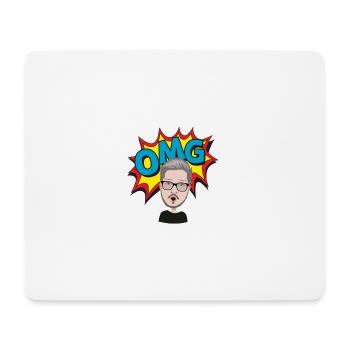 OH MEIN GOTT! - Mousepad (Querformat) - Weiß - Vorne