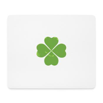 Lucky clover - Mouse Pad (horizontal) - white - Front